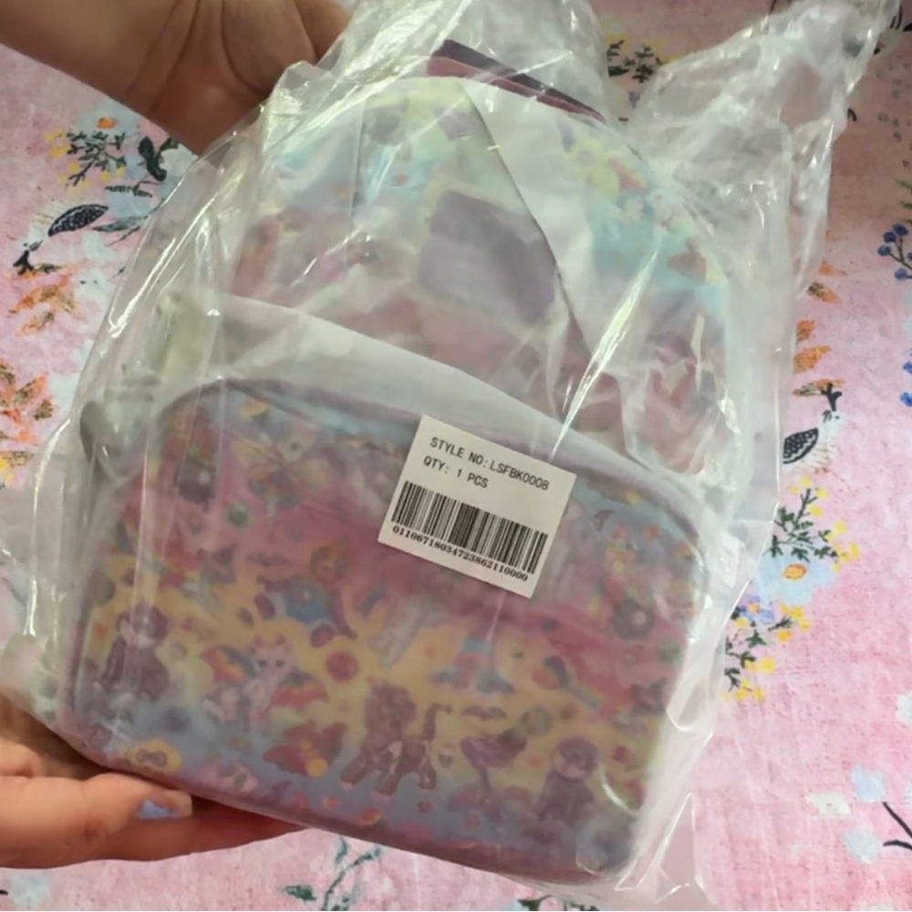 LAST SALE! Lisa Frank X Loungefly Halloween Holo Backpack! Glitter&Glows In Dark - Picture 15 of 16